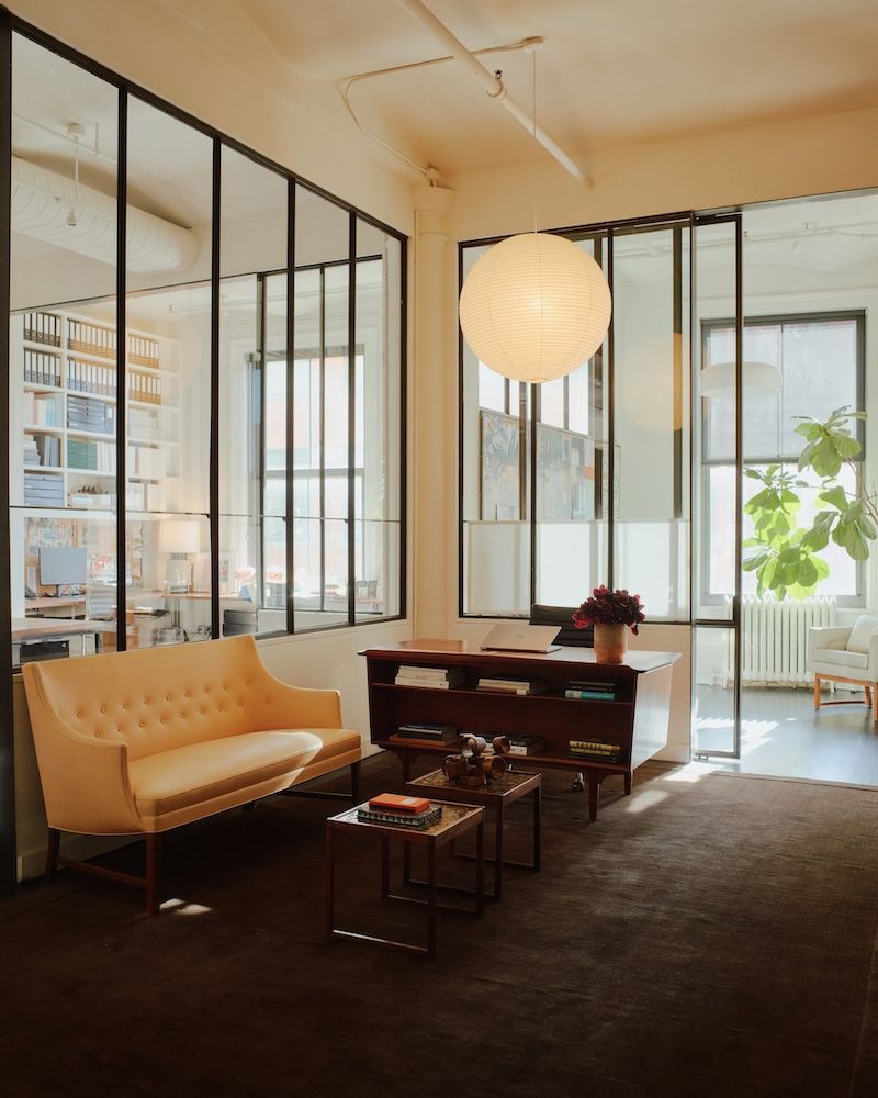 Leather and rosewood sofa by Frits Henningsen in Gachot Studios