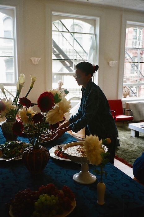Laila Gohar tablescaping for Marimekko Maridenim launch 