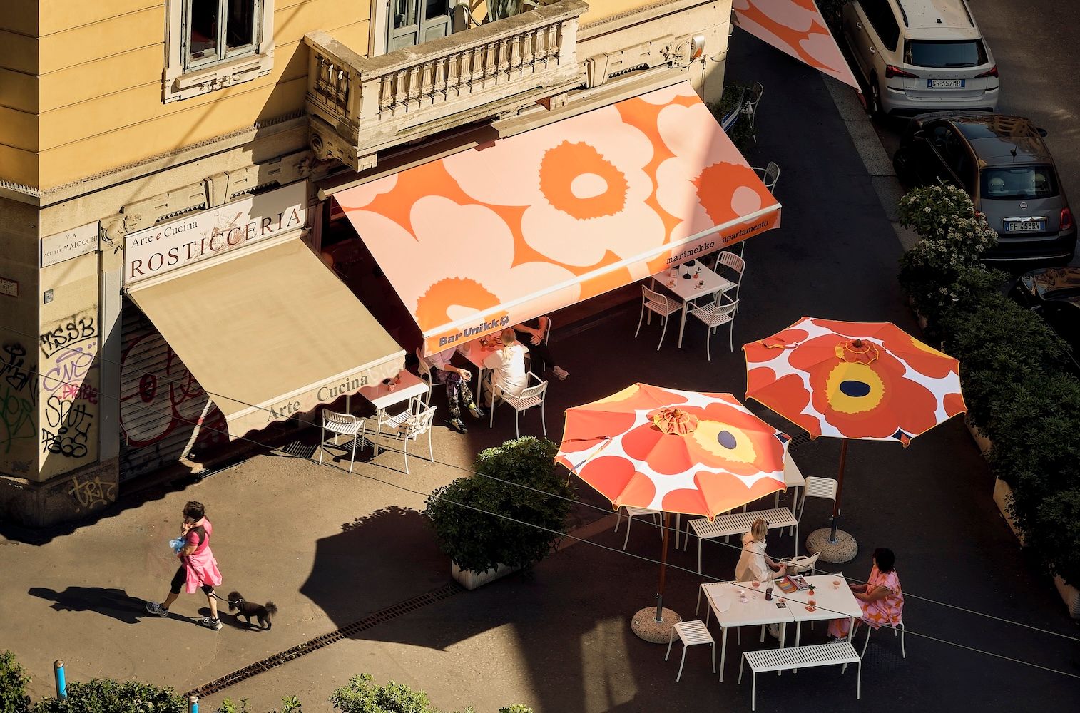 Marimekko and Apartmento pop-up cafe at Milan Design Week 