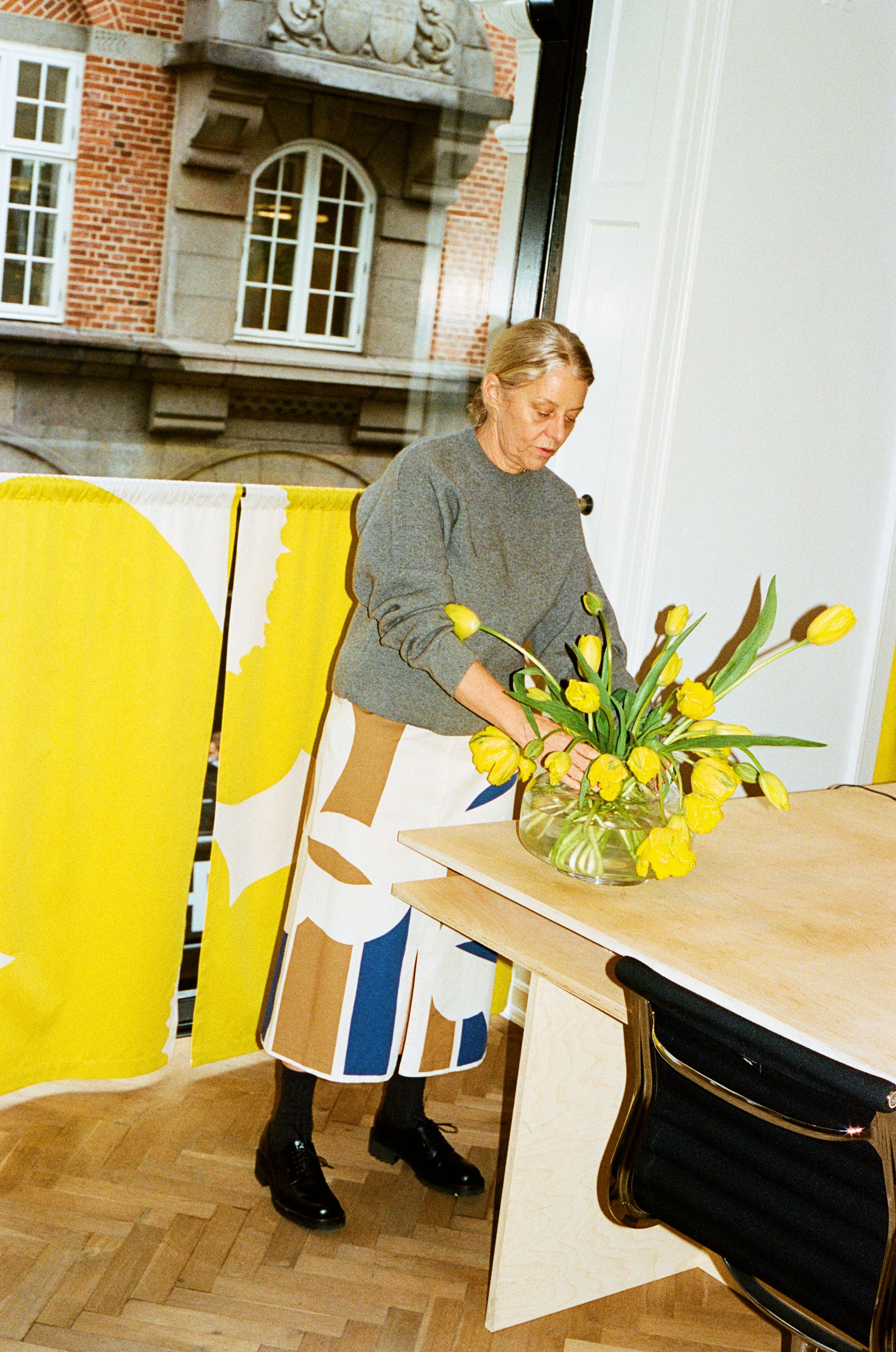 Profile shot of Rebekka Bay, Creative Director of Marimekko