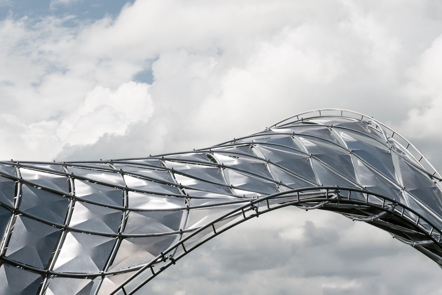 Solid Nature and Sabine Marcelis installation, ‘The Vondel Fountain, Stacked’ in Vondelpark, Amsterdam