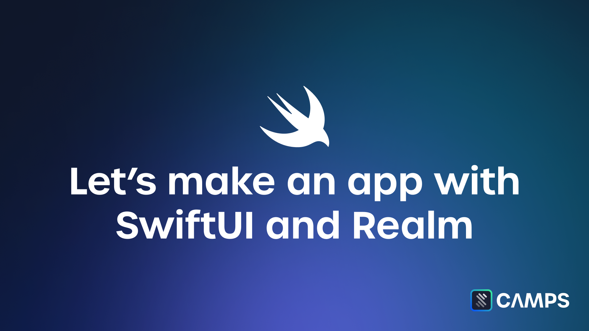 Let’s make an app with SwiftUI and Realm