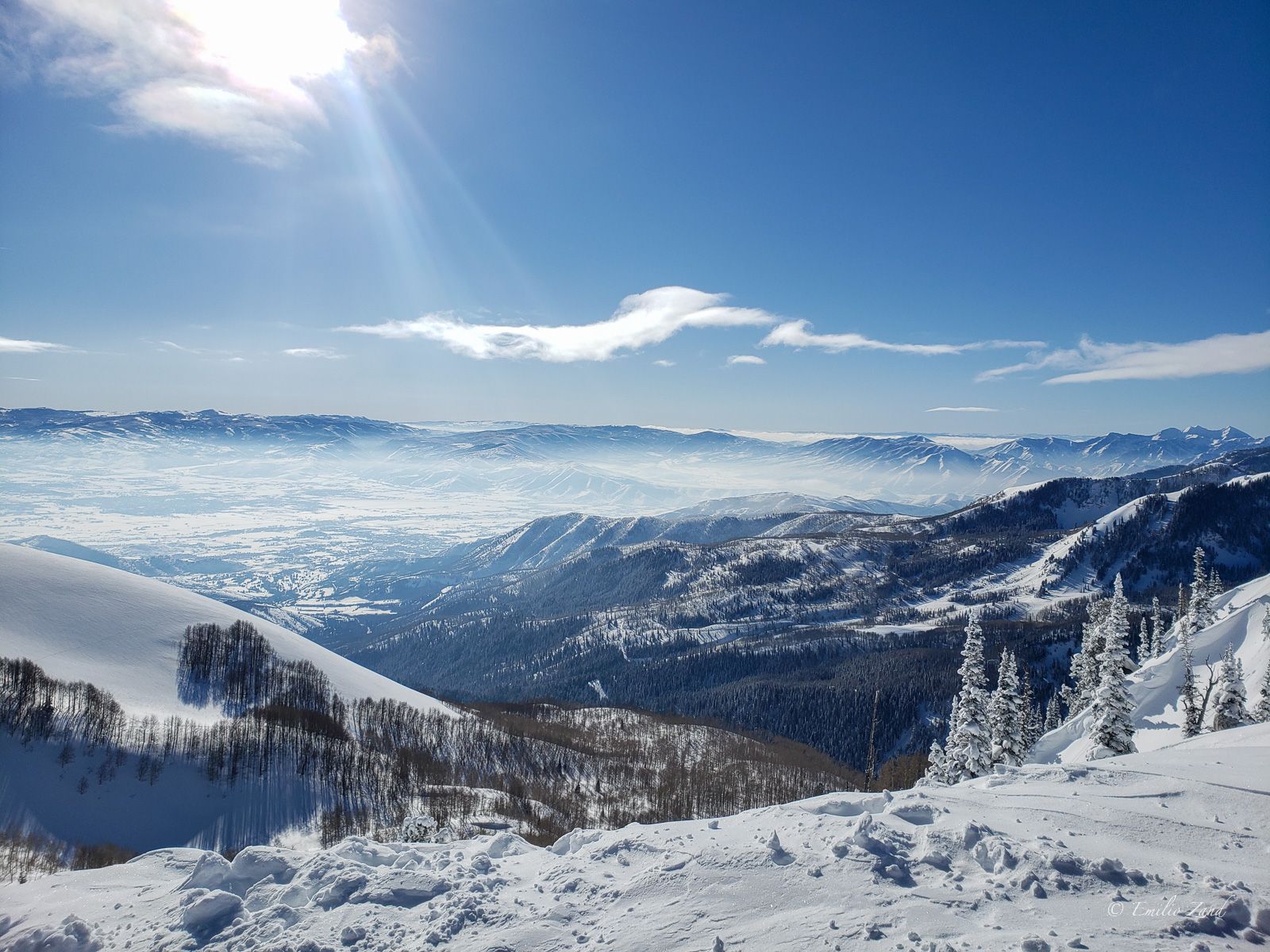Shot from the top of Snowbird.