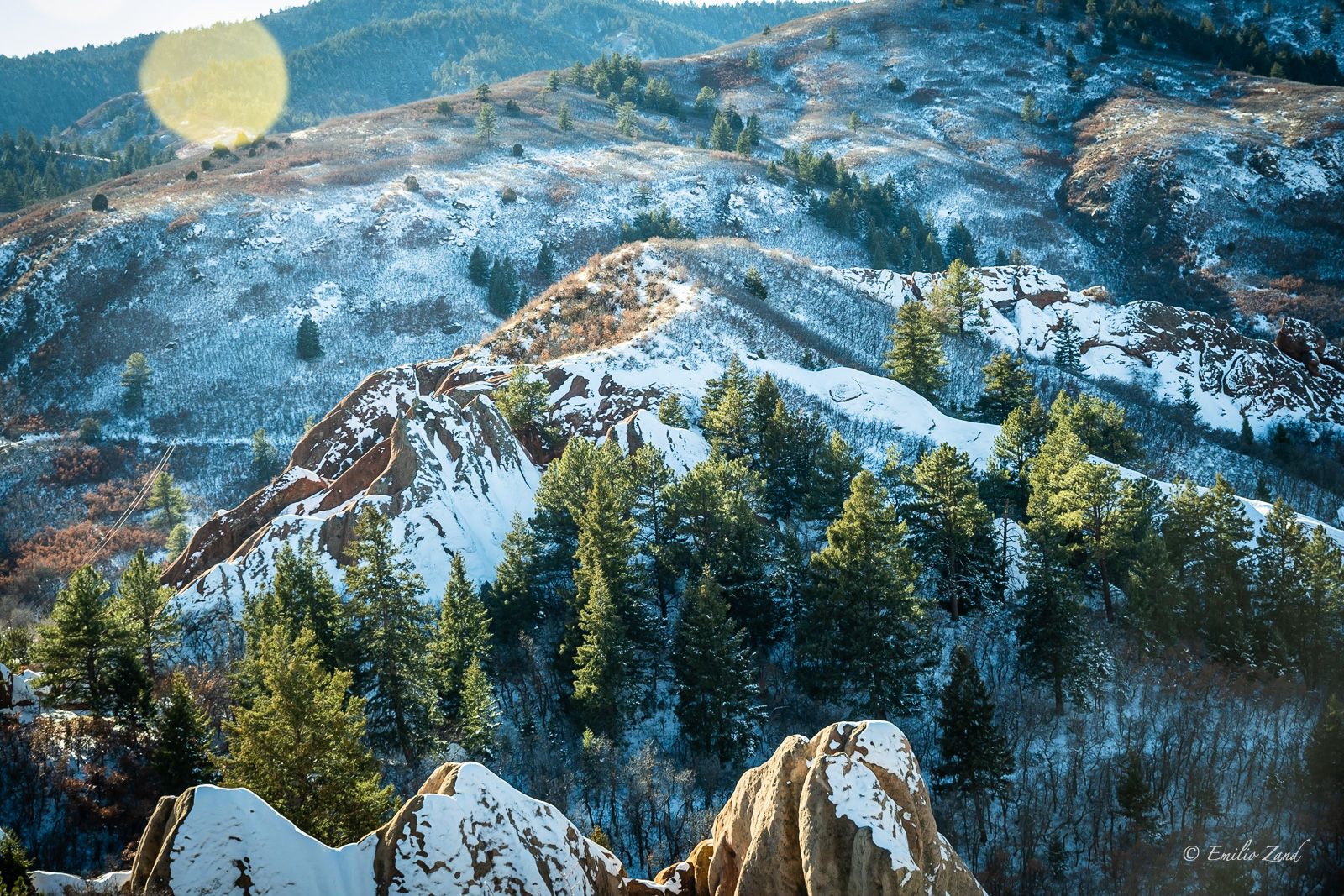 View from the trail.