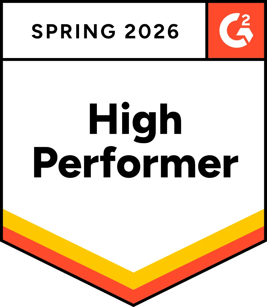 G2 Spring 2026 High Performer Badge