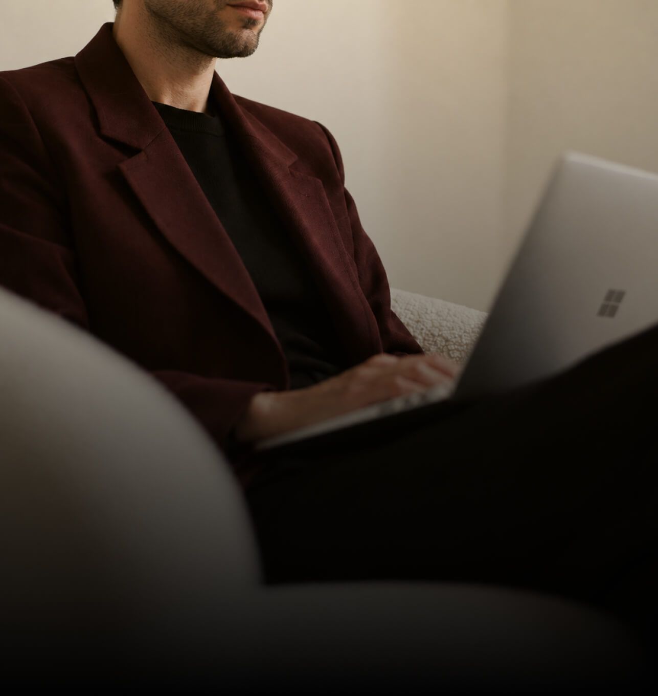 Man with laptop