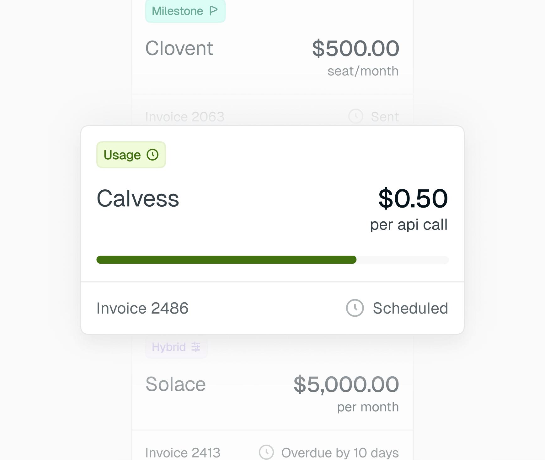 billing models placeholder