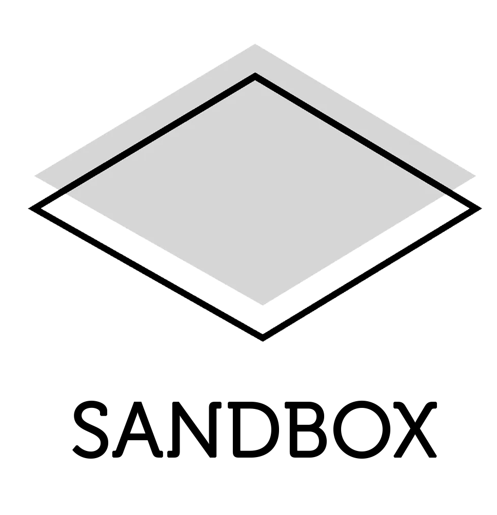 a white square with a black border on a black background .