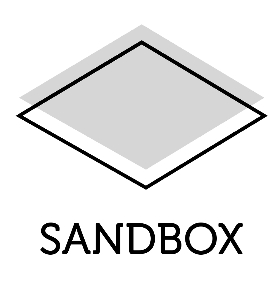 a white square with a black border on a black background .
