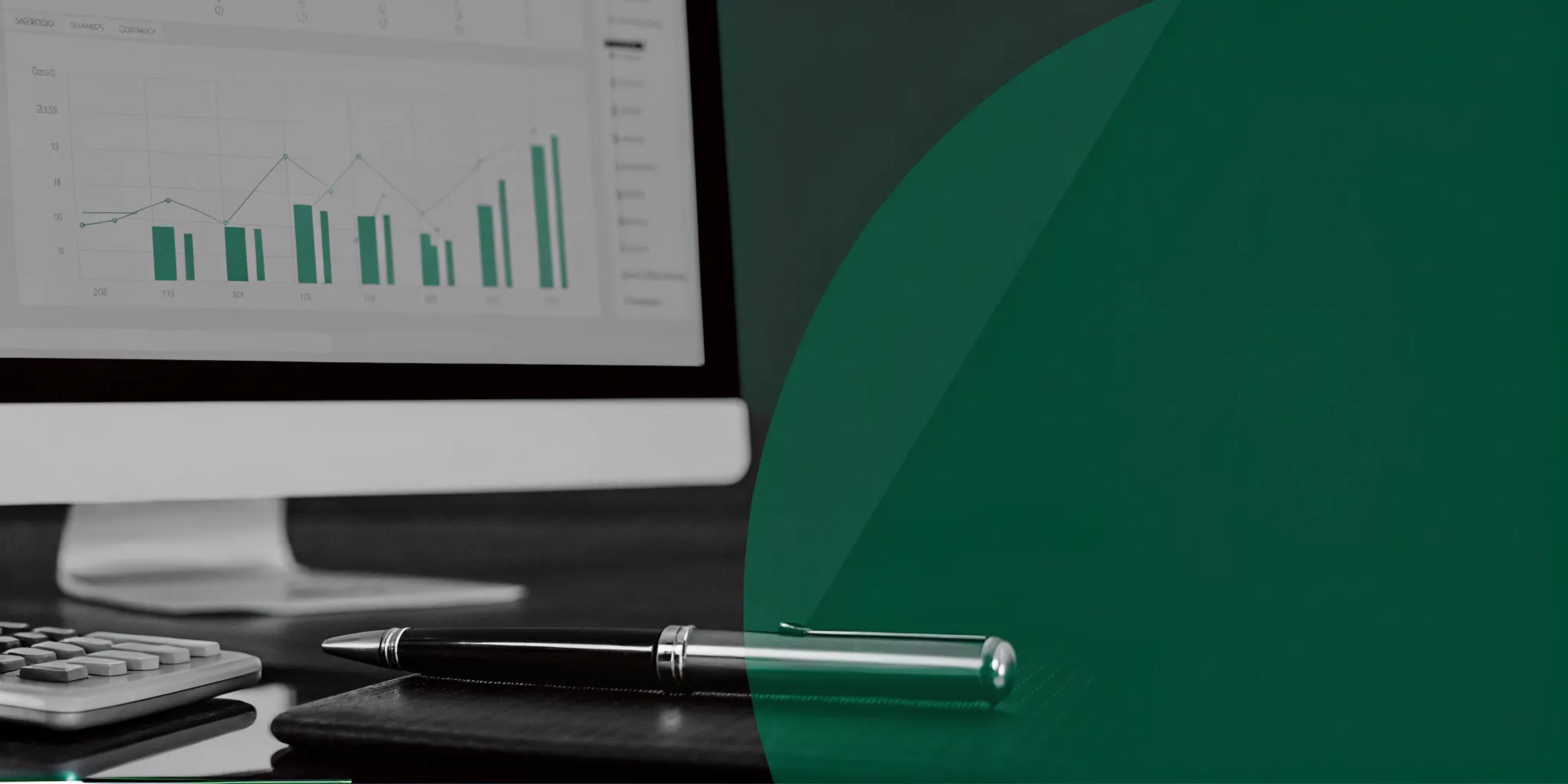 Revenue recognition software dashboard displaying financial data.