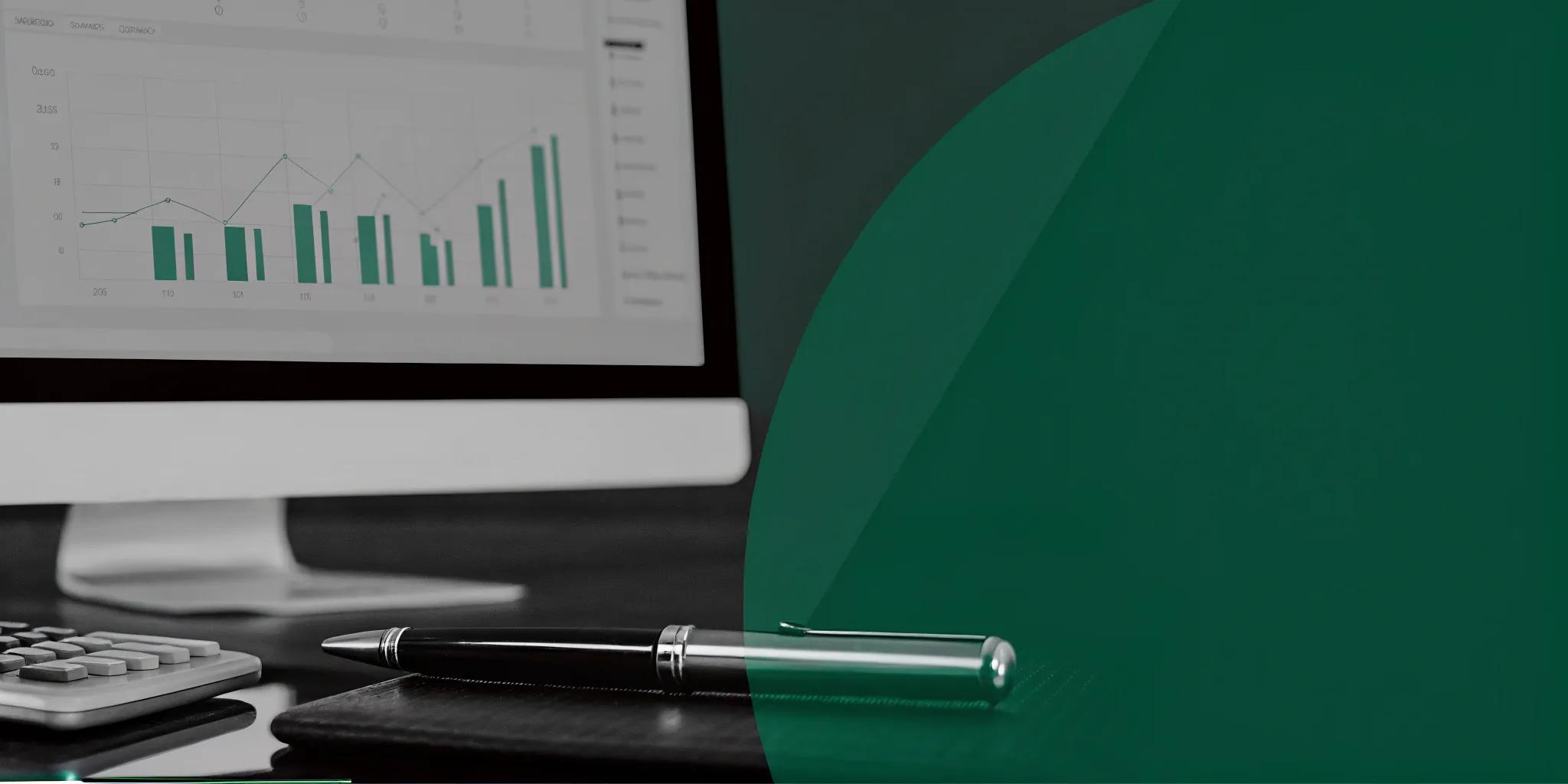 Revenue recognition software dashboard displaying financial data.