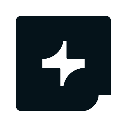 Dark blue document icon with a stylized white plus sign.