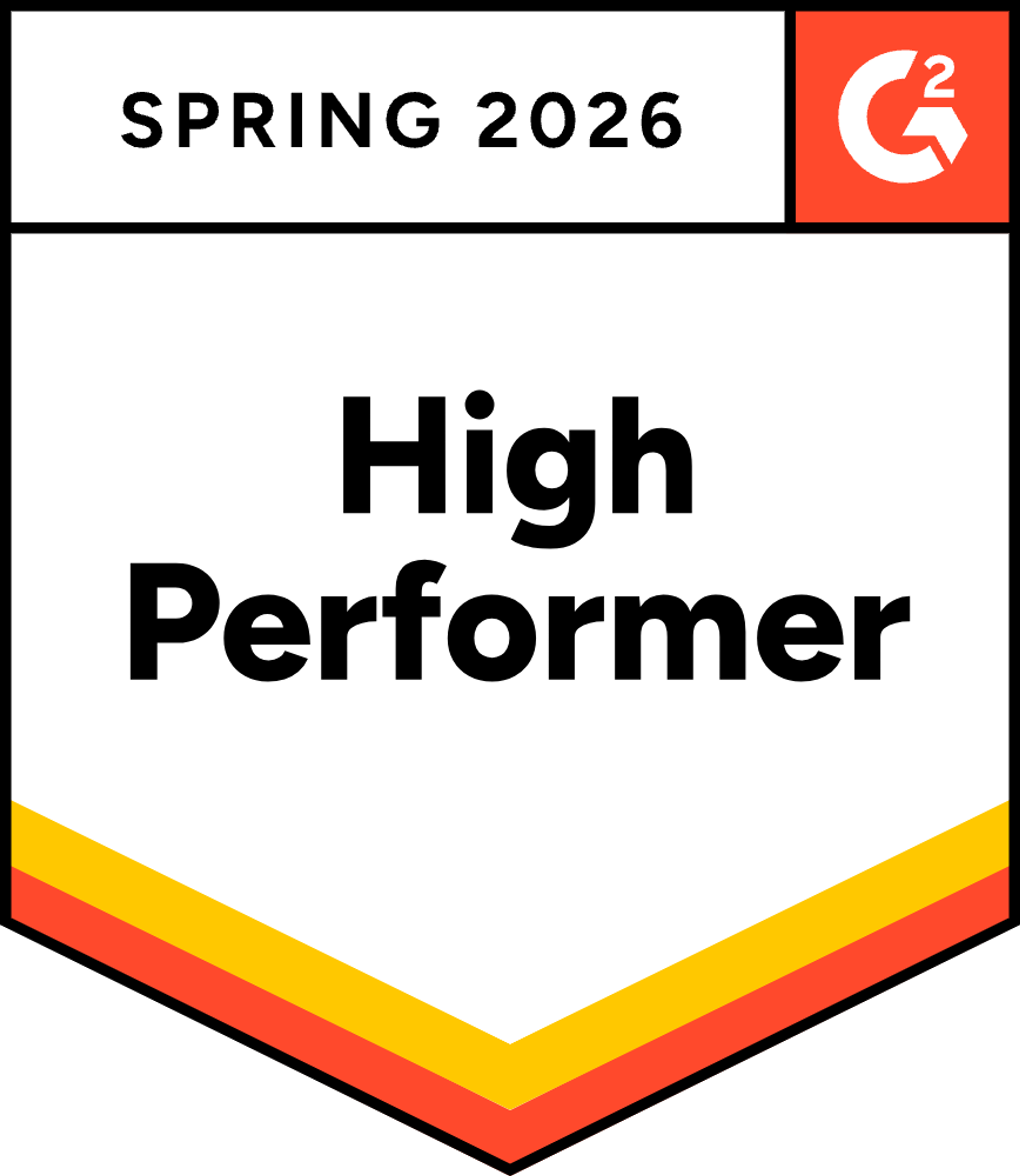 G2 Spring 2026 High Performer Badge