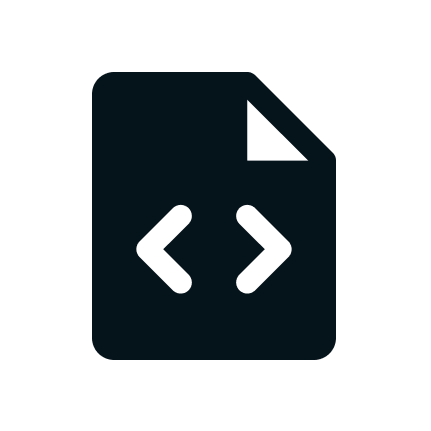 Code file icon.