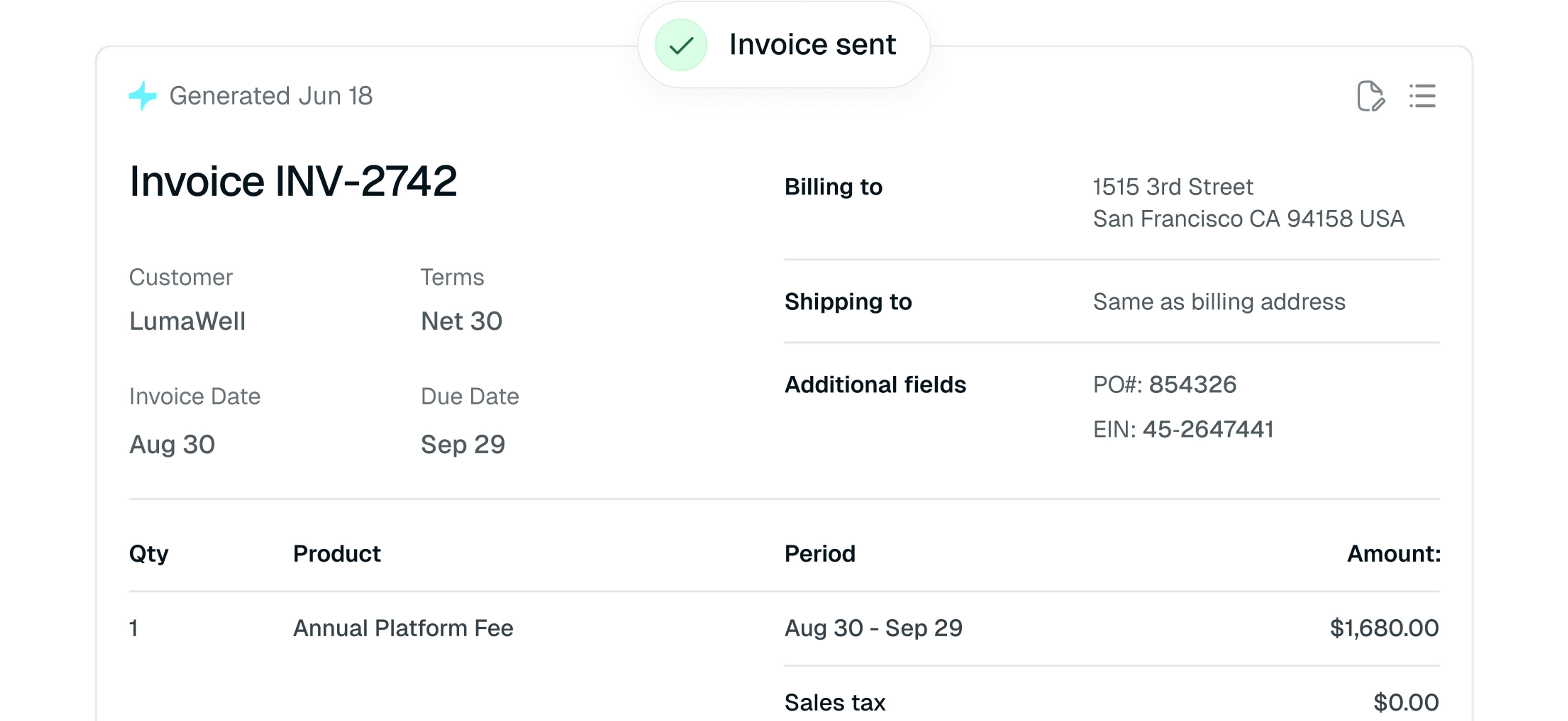 billing