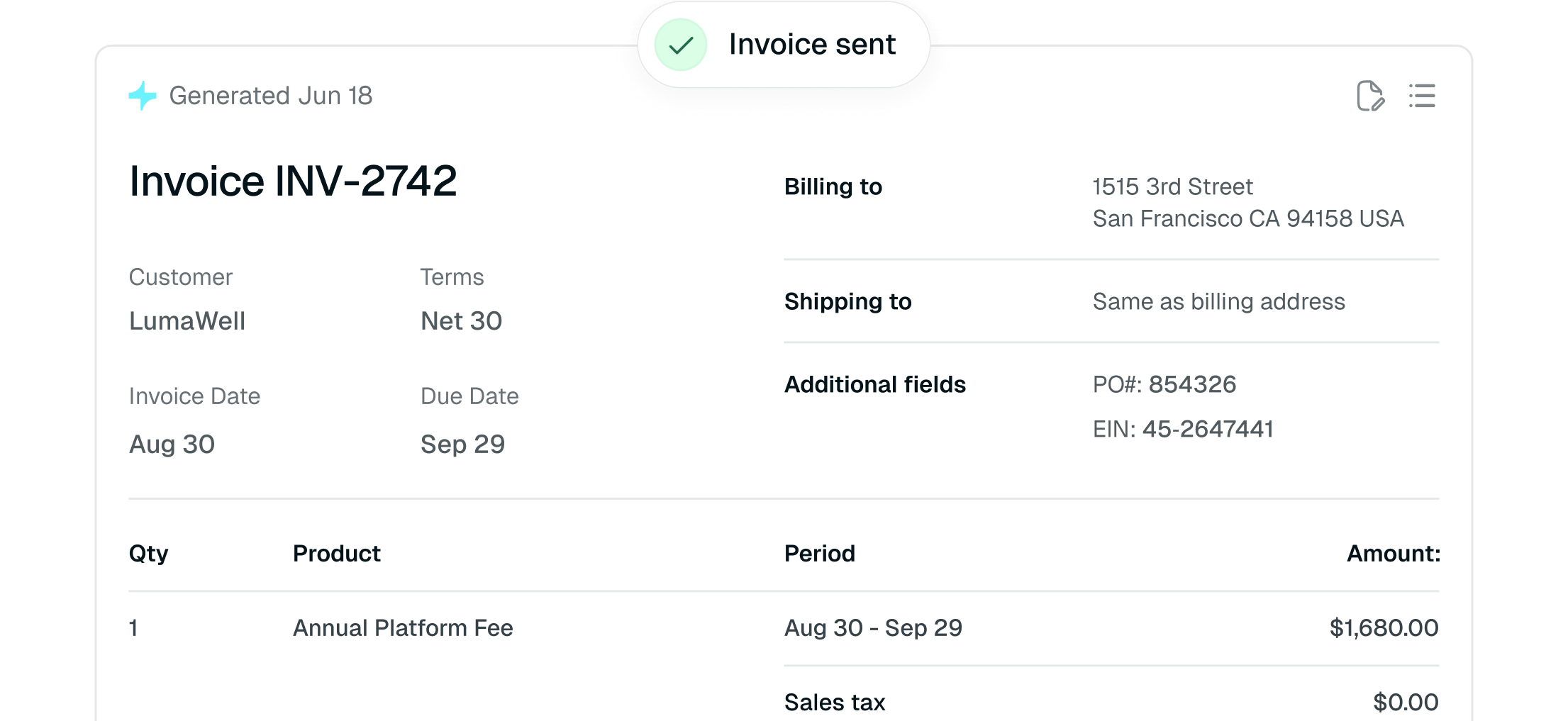 billing