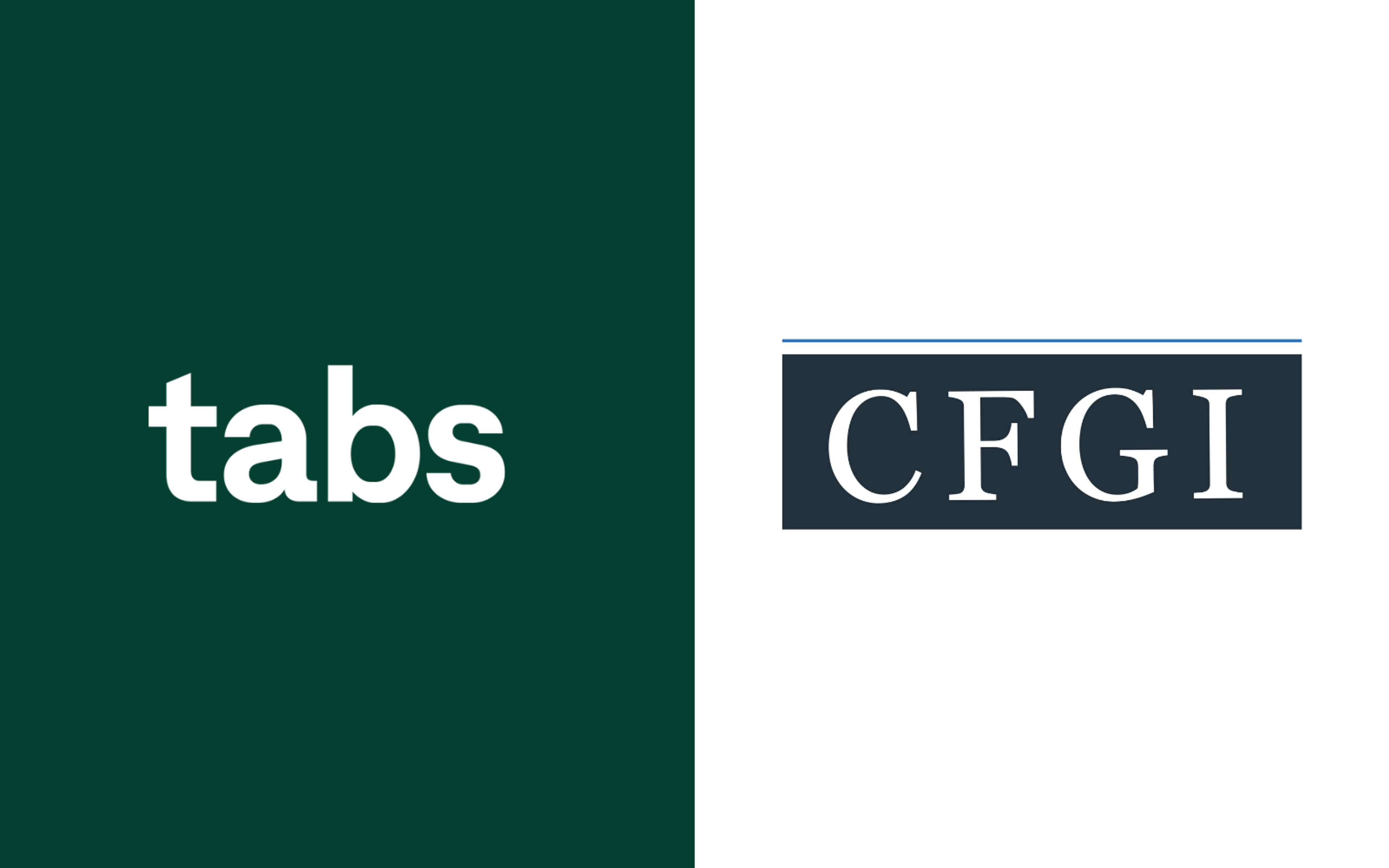 Announcing a Strategic Partnership Between Tabs and CFGI