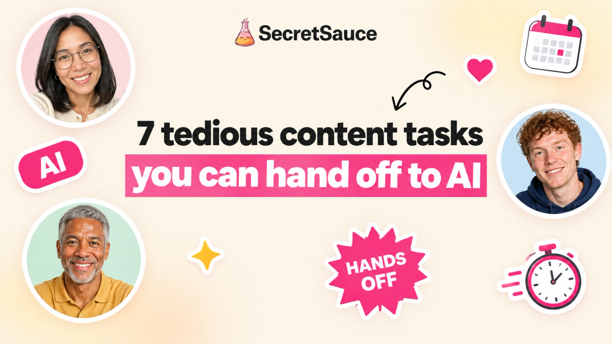 7 tedious content tasks you can hand over to AI