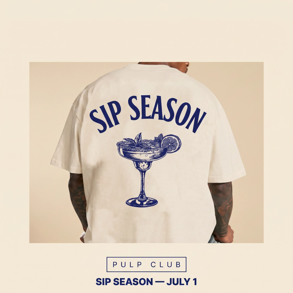 Pulp Club Sip Season campaign square output image