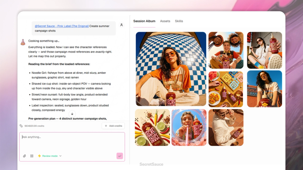 ai lifestyle product shots