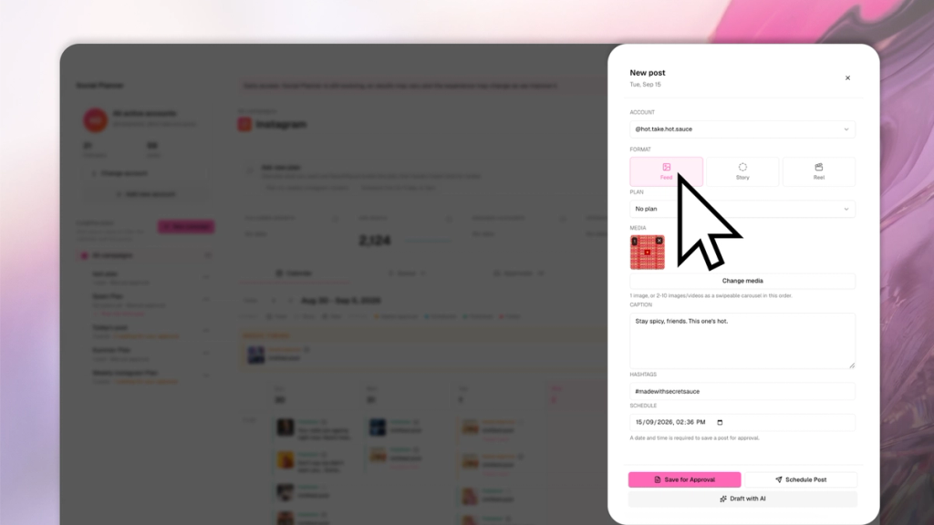 ai social media generator