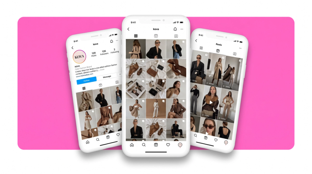fashion brand instagram