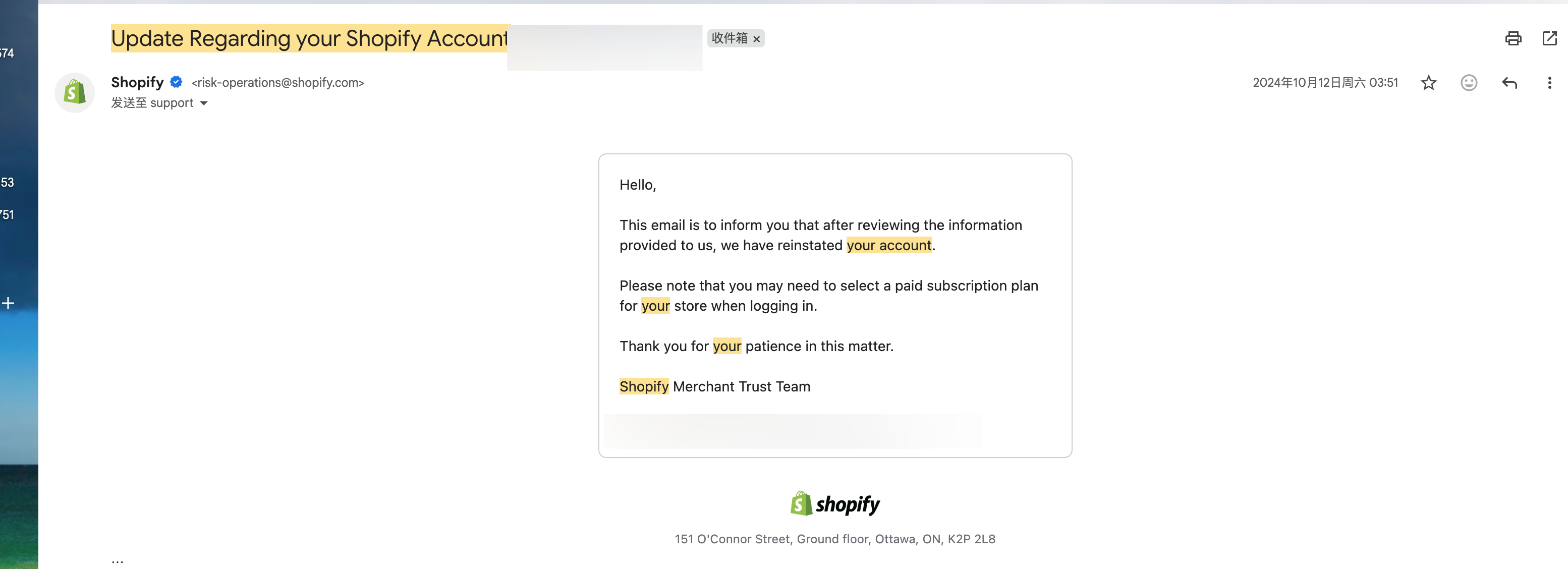 Shopify Payments 开户与申诉成功案例（2020–2026）