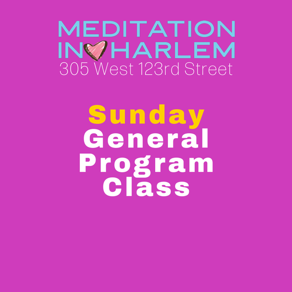 Sunday General Program Class