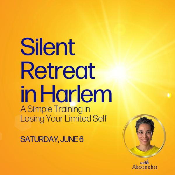 Silent Retreat in Harlem - A Simple Training in Losing Your Limited Self