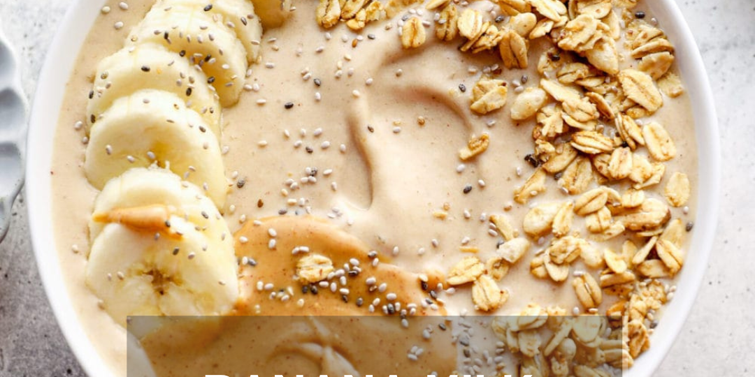 Banana peanut butter bowl