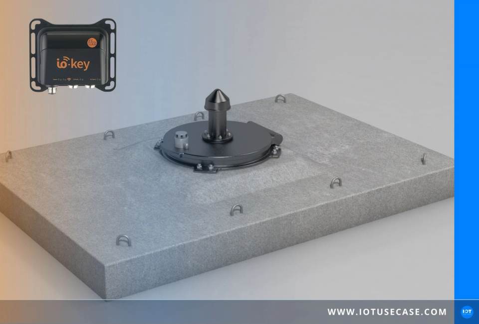 Abgelegener Wasserbrunnen am Kögelhof mit Füllstandsensor, per Mobilfunk-Gateway io-key von ifm an die Plattform moneo angebunden