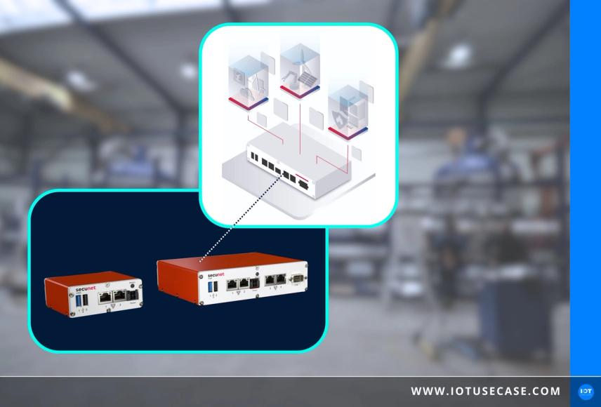 Absicherung und Anbindung von Maschinen und Steuersystemen durch Integration einer secunet edge