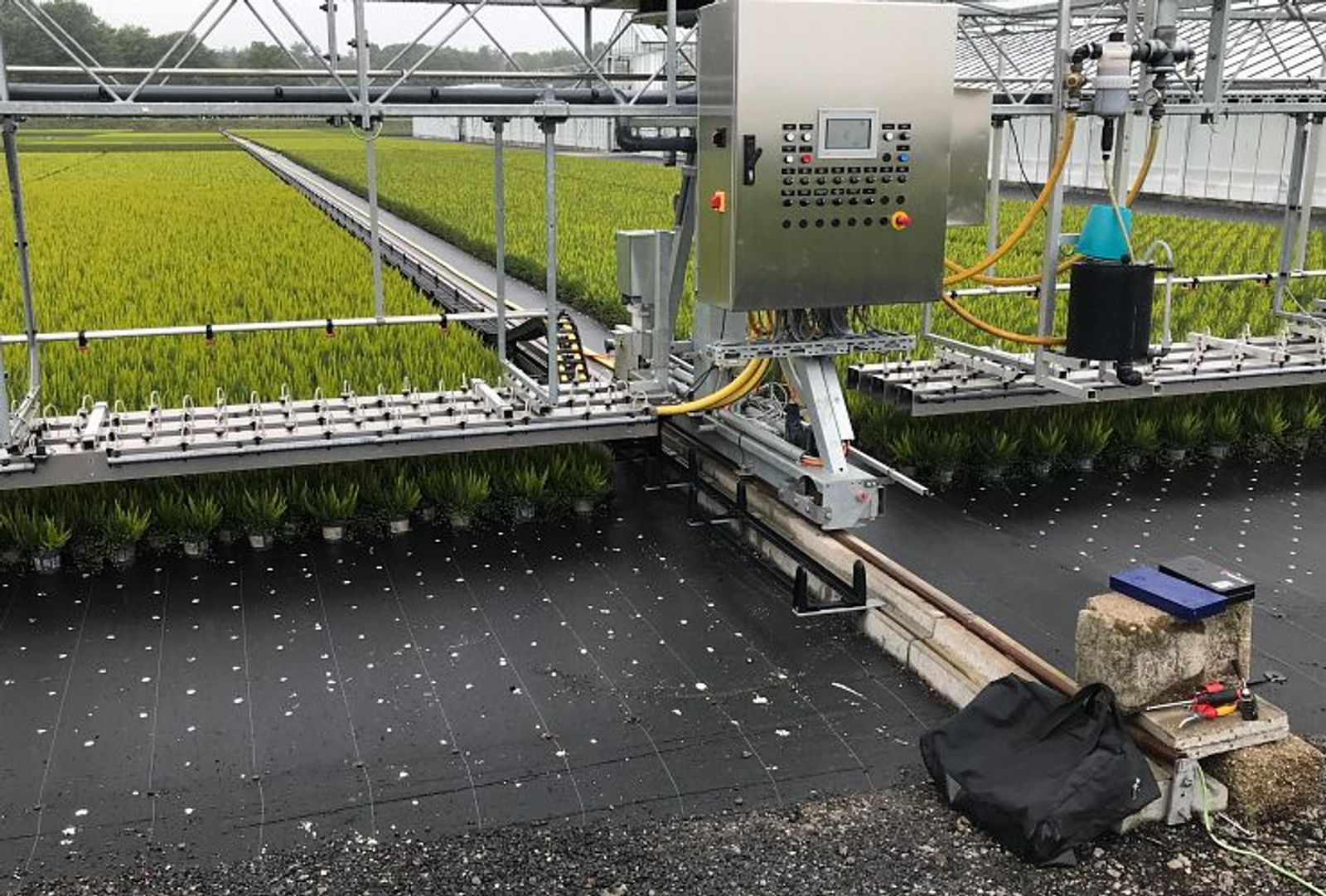 Energiekette im Einsatz bei Dercks Gartenbau