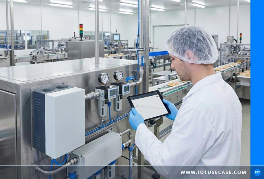 Druckluft-Monitoring im Lebensmittelwerk – 17 % weniger Energiebedarf