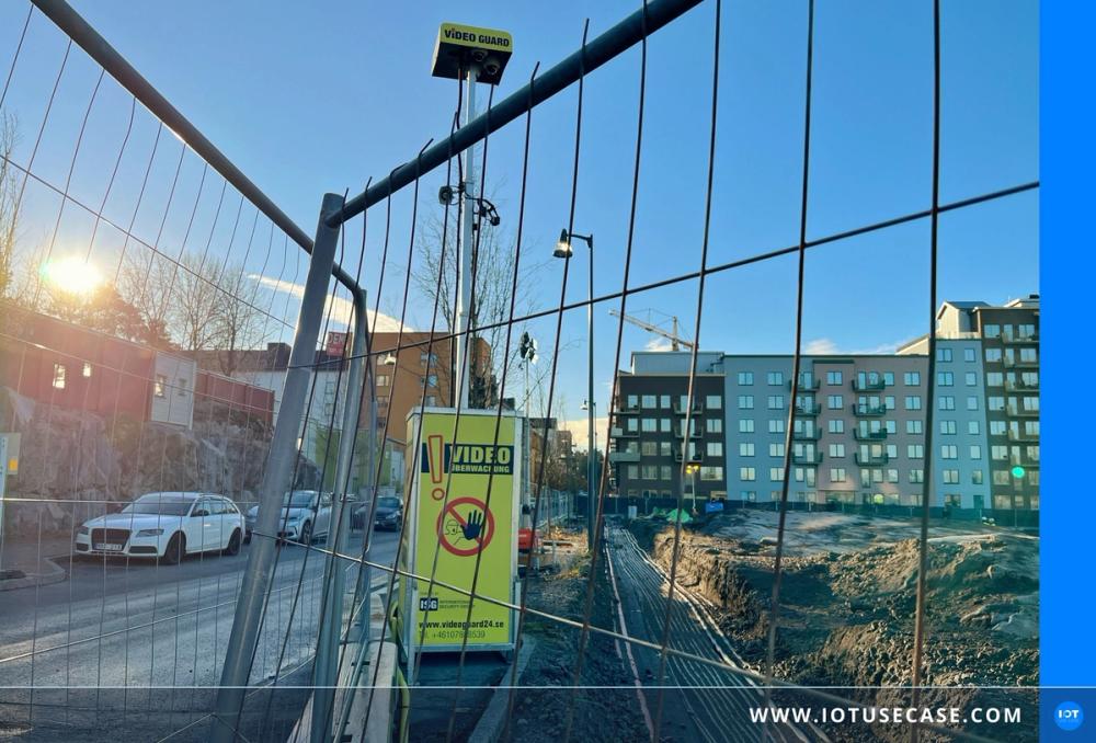 IoT monitoring with AI to reduce security costs on construction sites