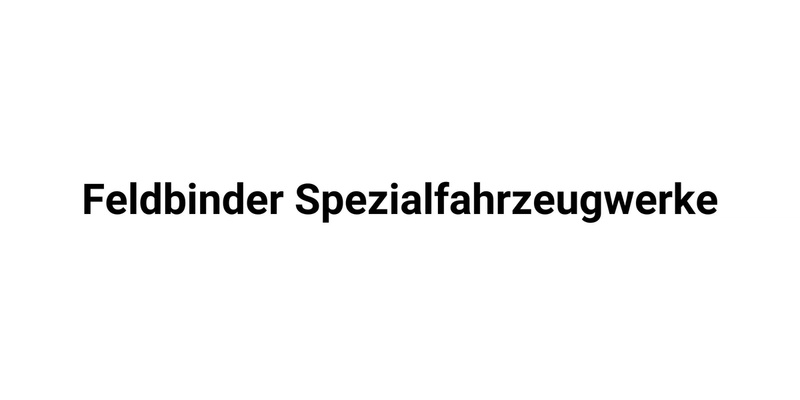 Feldbinder Spezialfahrzeugwerke GmbH Logo