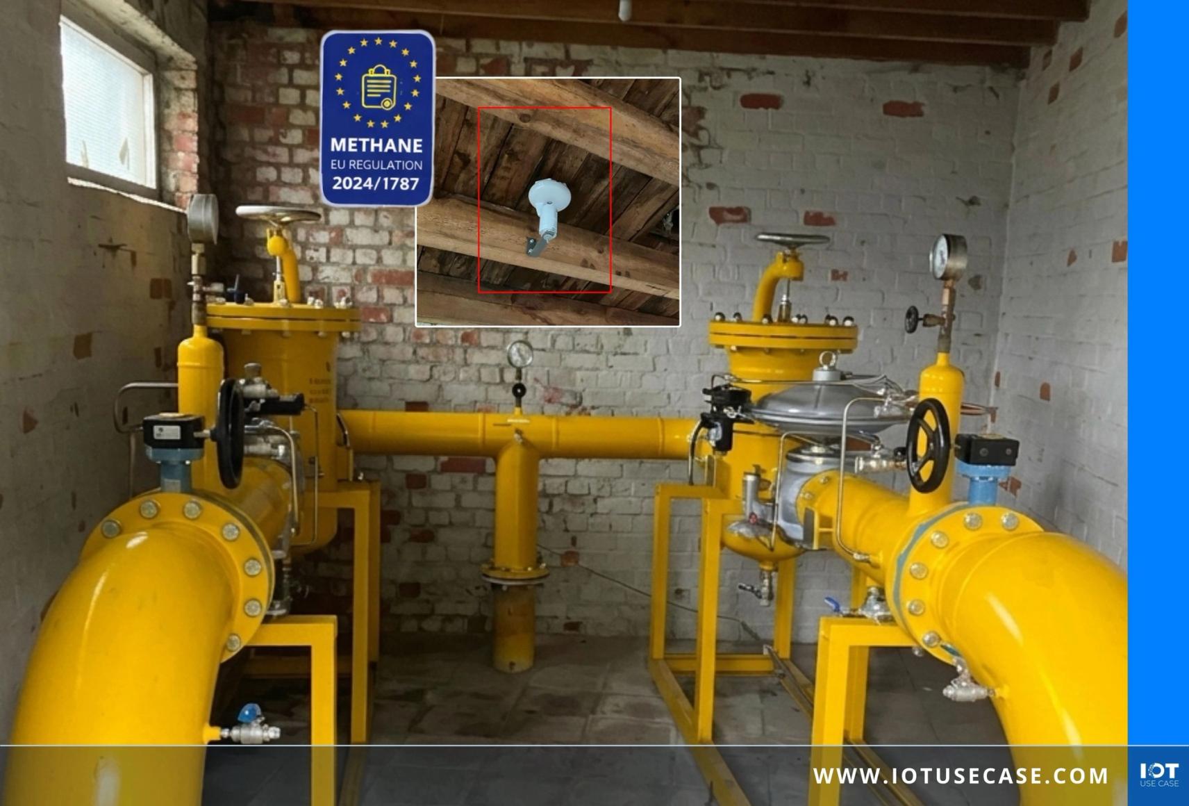 Detect gas leaks with continuous methane monitoring using IoT sensors