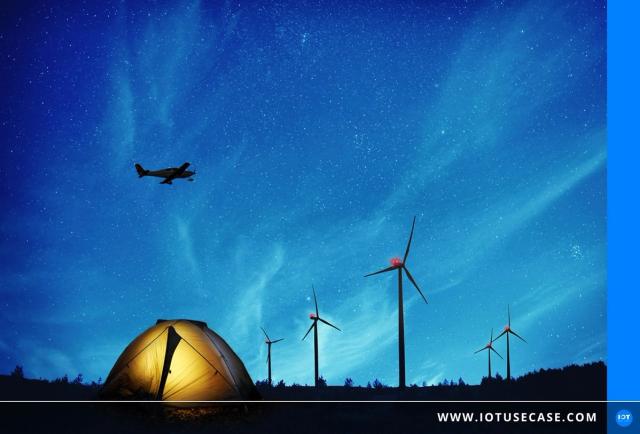 Bedarfsgesteuerte Nachtkennzeichnung für Windenergieanlagen – Eine IoT-Lösung für die Lanthan Safe Sky GmbH