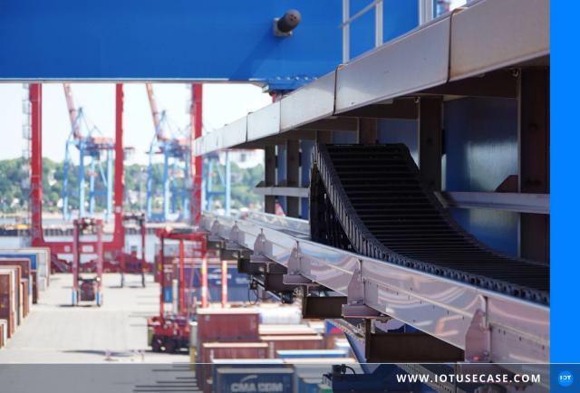 Energy chains ensure continuous operation of container cranes under extreme conditions