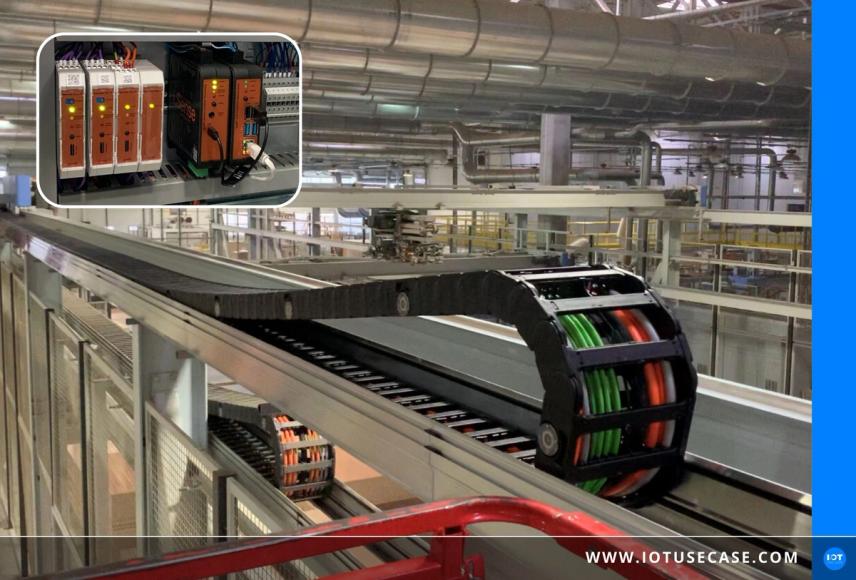 Vollständige Automatisierung des Hallenkranes dank i.Sense Monitoringsystem