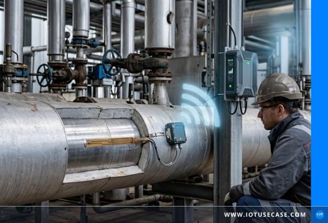 Korrosion unter Isolierungen frühzeitig erkennen durch IoT-Monitoring