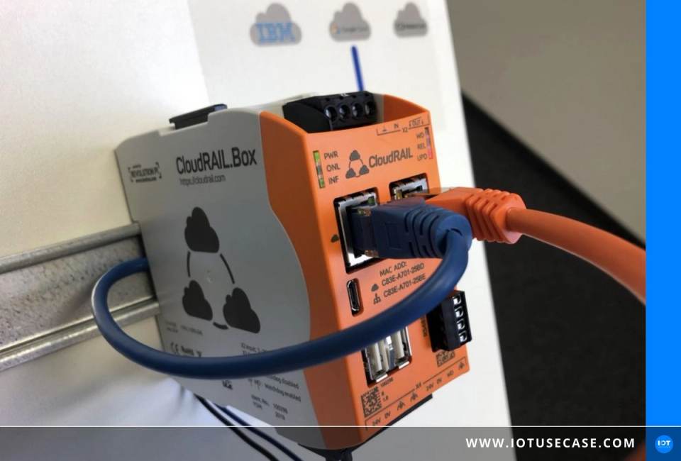 CloudRail.Box edge gateway from CloudRail, connecting industrial sensors to the cloud via IO-Link