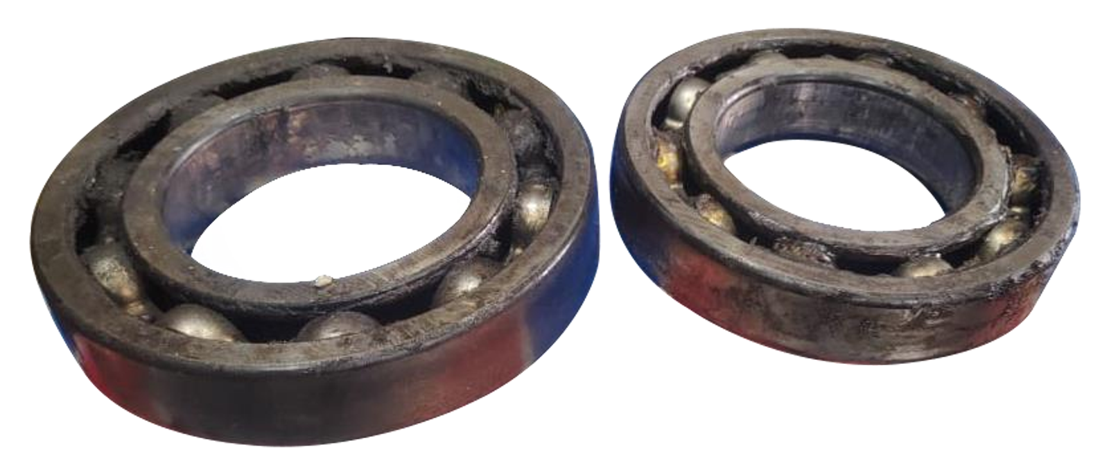 Damaged bearing