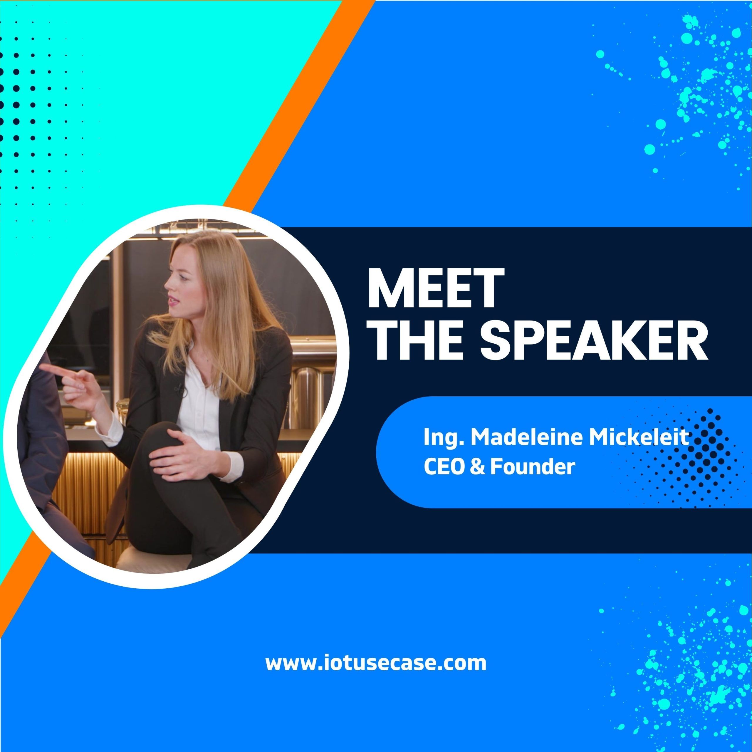 Meet the speaker: Ing. Madeleine Mickeleit
