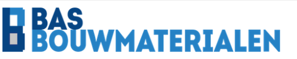 Logo van Bas Bouwmaterialen, hoofdsponsor van NLC’03