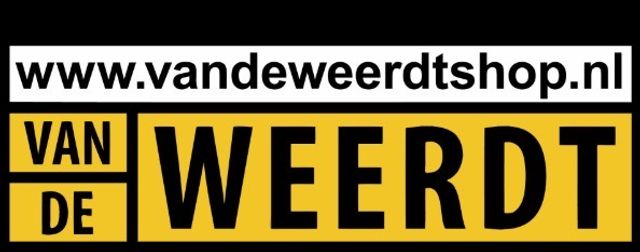 Logo van Van de Weerdt, doeksponsor