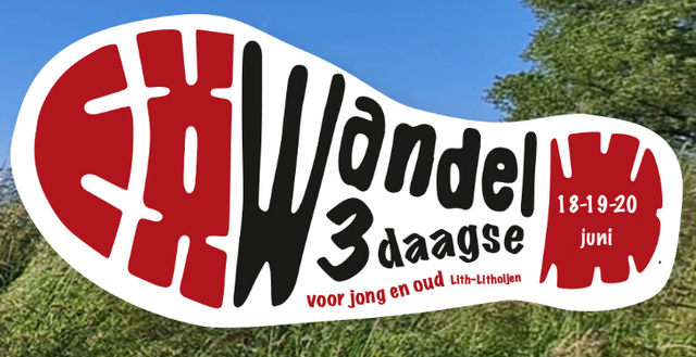 Logo van de Wandel 3-daagse Lith-Lithoijen