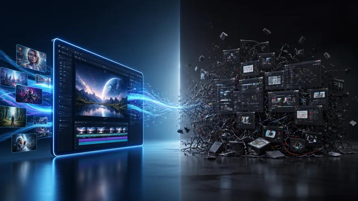 All-in-One AI Video Generator vs. Fragmented Tools: Which is Better?