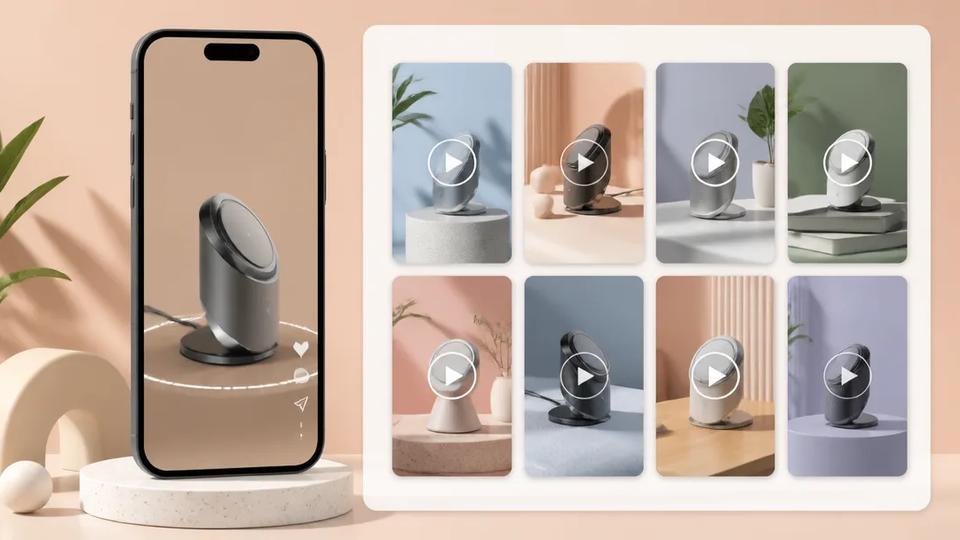 AI Product Showcase Videos for Pinterest Idea Pins
