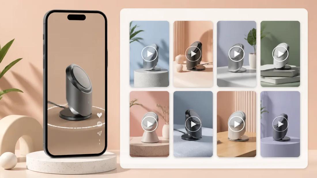 AI Product Showcase Videos for Pinterest Idea Pins